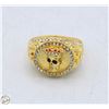 Image 1 : MEN STAINLESS STEEL RING SZ 10