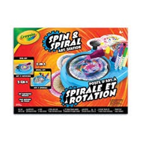 BRAND NEW CRAYOLA SPIN & SPIRAL ART STATION