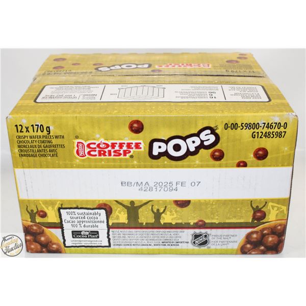 NEW 12 X 170G COFFEE CRISP POPS