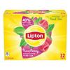 Image 1 : NEW 12 X 340ML LIPTON RASPBERRY ICED TEA