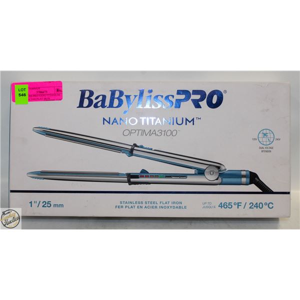BABYLISS PRO NANO TITANIUM OPTIMA 3100 FLAT IRON