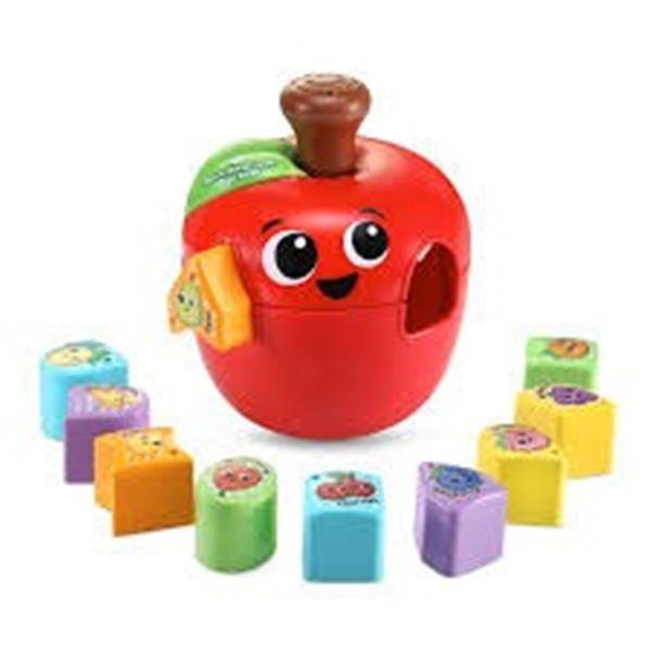 NEW LEAP FROG SPIN & CHANGE APPLE SHAPE SORTER