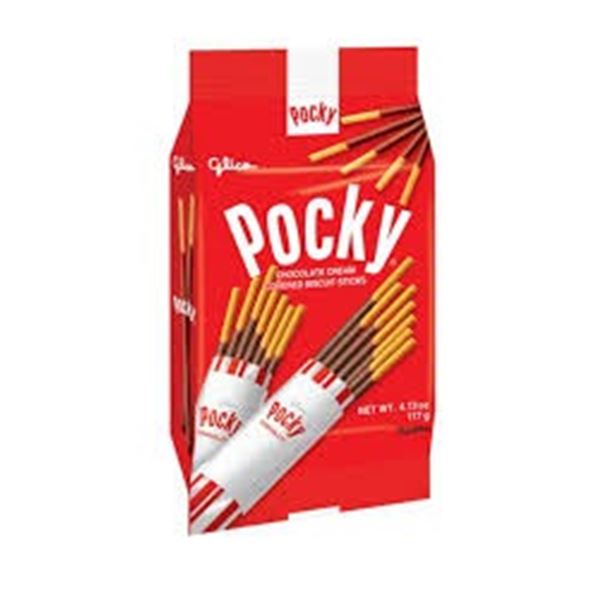 NEW 5 X 156G POCKY CHOCOLATE BAG