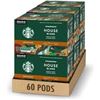 Image 1 : NEW 6 X 60 CAPS STARBUCKS HOUSE BLEND MEDIUM ROAST