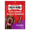 Image 1 : NEW 12 X 113G MILKBONE SOFT & CHEWY BEEF STEAK