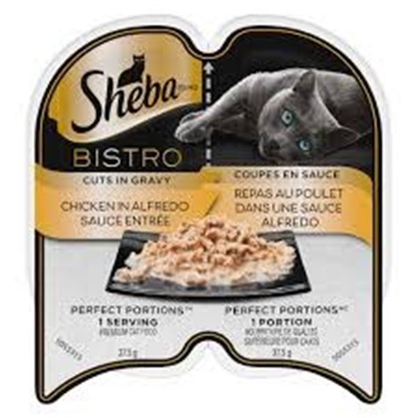 NEW REPACKED 24 X 37.5G SHEBA BISTRO CHICKEN