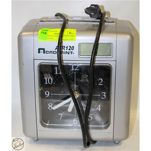 ATR120 ACROPRINT ELECTRIC TIME CLOCK