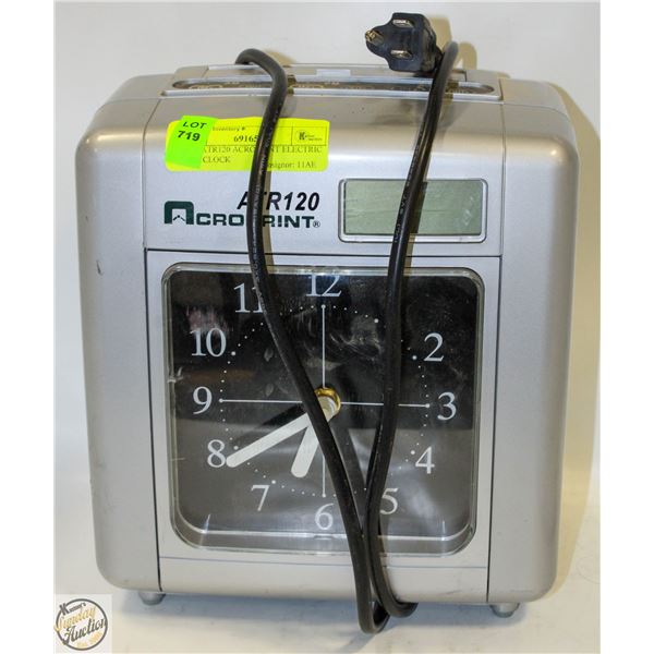 ATR120 ACROPRINT ELECTRIC TIME CLOCK
