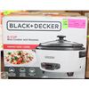 Image 1 : NEW WITH BOX BLACK + DECKER 6 CUP RICE COOKER &