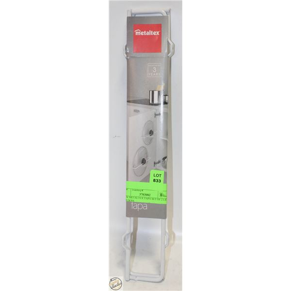 NEW METALTEX TAPA SET OF 2 LID HOLDERS