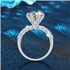Image 3 : 2 CT GRA CERTIFIED ROUND BRILLLIANT MOISSANITE 925S