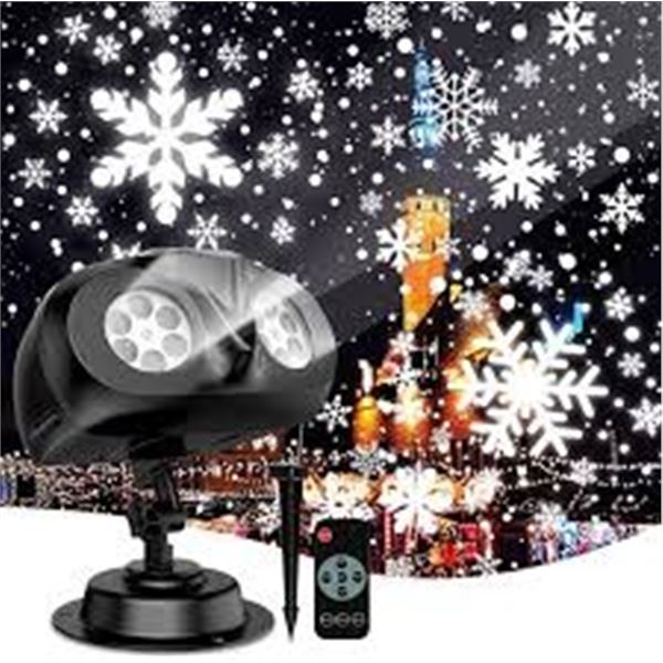 NEW 2024 UPGRADE SNOWFLAKE PROJECTOR