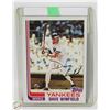 Image 1 : DAVE WINFIELD 1982 TOPPS RAW CARD