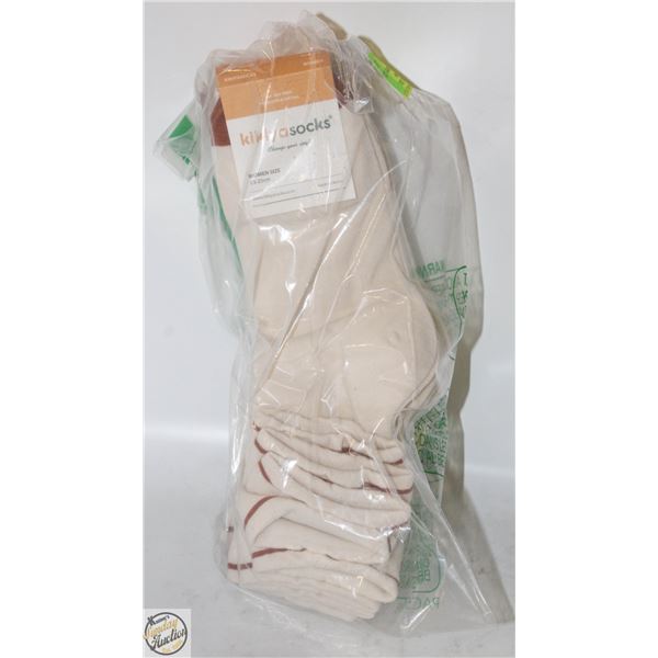 NEW 10 PAIRS WOMENS COMBED COTTON THIN SOCKS