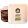 Image 1 : NEW 50 PIECES PATRA 10" SQUARE PAPER PLASTIC PLATE