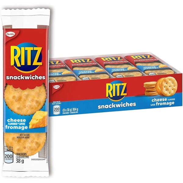 NEW 4 X 1.232KG RITZ SNACKWICHES