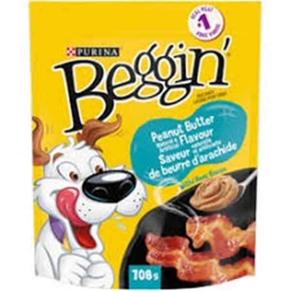 NEW 108G PURINA BEGGIN PEANUT BUTTER FLAVOUR
