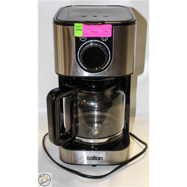 SALTON 10 CUP COFFEE MAKER - 900W - CLOCK & TIMER