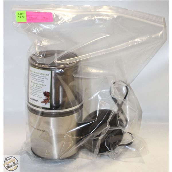 CUISINART SPICE & NUT GRINDER - ELECTRIC