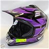 Image 1 : NEW PHX ZONE 3 HELMET TEMPEST GLOSS PURPLE YOUTH