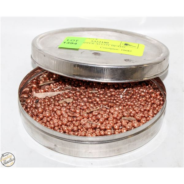 LOT OF COPPER ALLOY BEADS