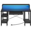 Image 1 : BRAND NEW ROLANSTAR COMPUTER DESK WITH POWER
