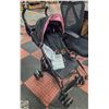 Image 3 : NEW SUMMER 3D CONVERTIBLE STROLLER BLACK PINK