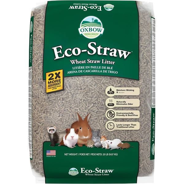 NEW OXBOW EXO STRAW WHEAT STRAW LITTER 20LB