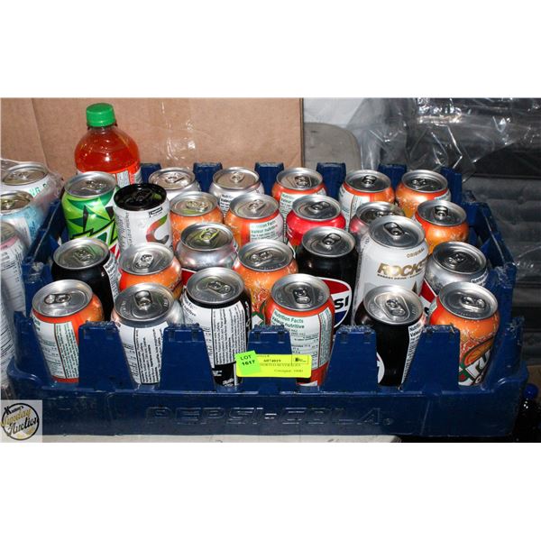 FLAT OF ASSORTED BEVERAGES