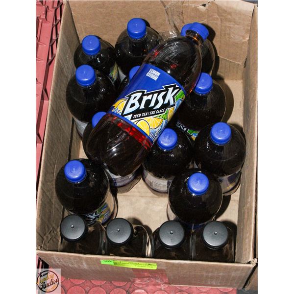 BOX OF BRISK AND PURE LEAF ICED TEA