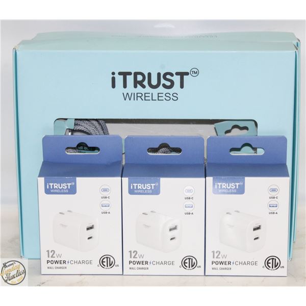 LOT OF ITRUST PREMIUM IPHONE CABLE 4.9FT AND