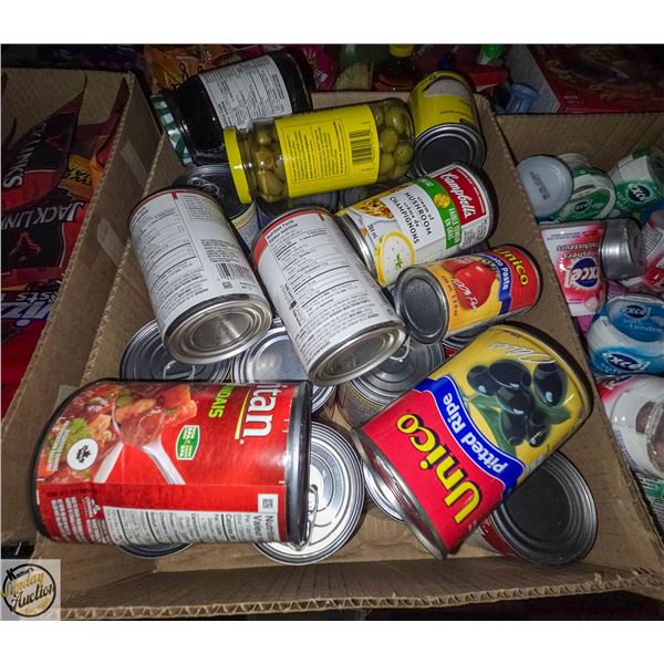 LOT OF CANNED GOODS