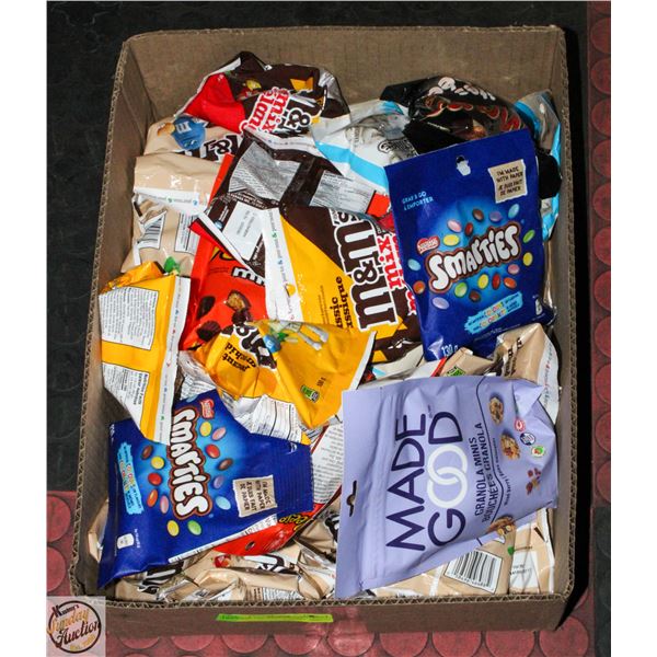 LOT OF ASSORTED CHOCOLATE BAGS