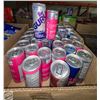 Image 1 : LOT OF ASSORTED REDBULL & GURU ENERGY DRINKS