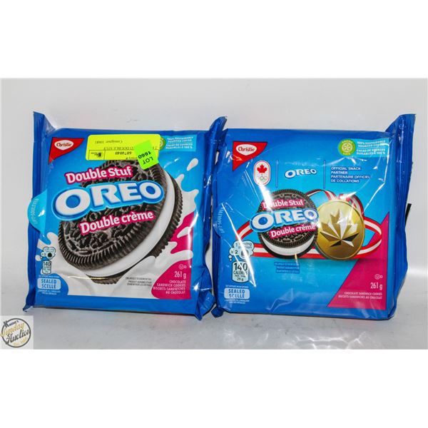 2 PACKS OREO DOUBLE STUF