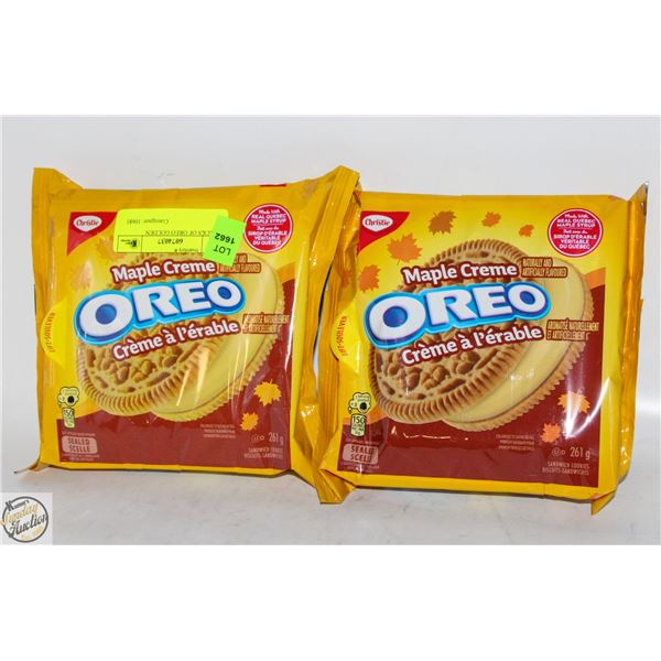 2 PACKS OF OREO GOLDEN