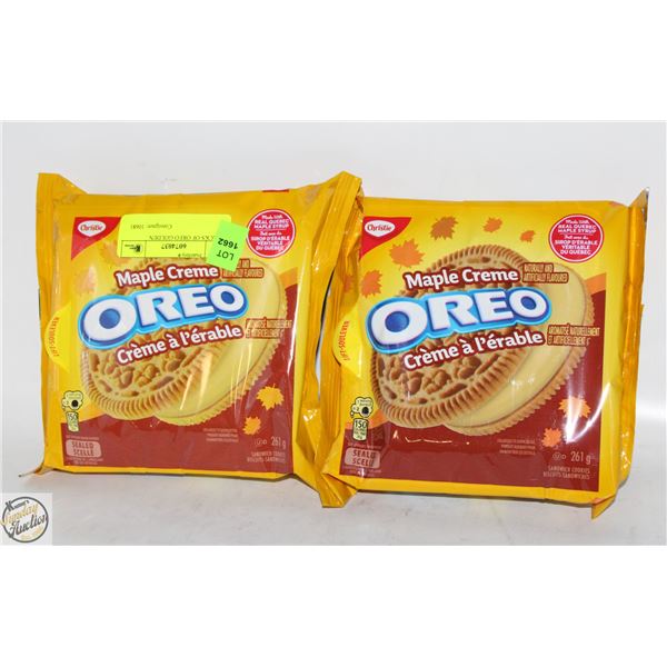 2 PACKS OF OREO GOLDEN