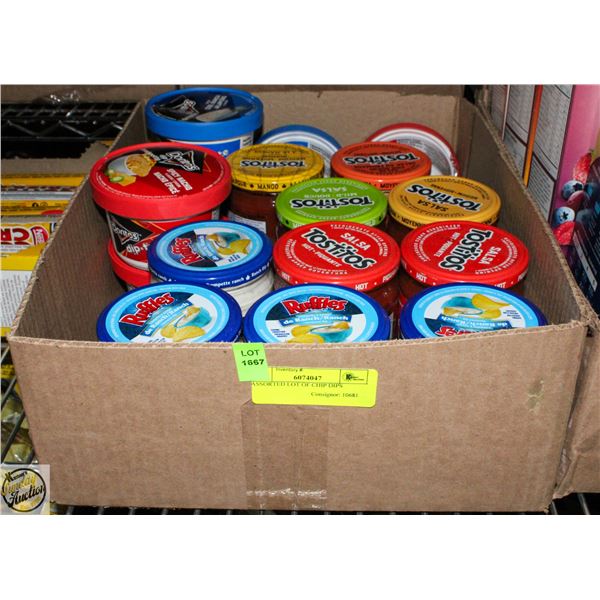 ASSORTED LOT OF CHIP DIPS