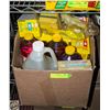 Image 1 : LOT OF ASSORTED CLEANING SUPPLIES AND GARBAGE BAGS