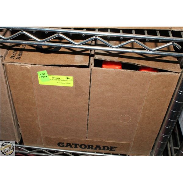 BOX OF ASSORTED GATORADE