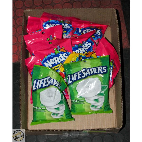 LOT OF NERDS AND LIFESAVERS
