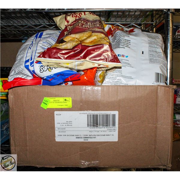 LARGE LOT OF ASSORTED CHIPS