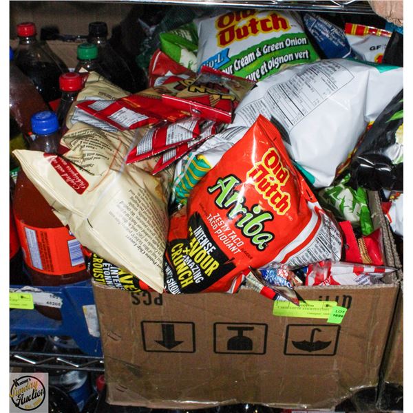 LARGE LOT OF ASSORTED CHIPS