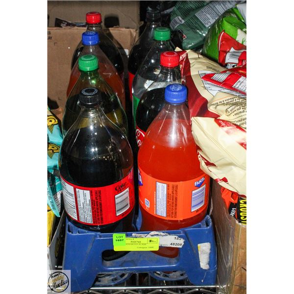 FLAT OF ASSORTED 2L POP