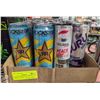 Image 1 : FLAT OF ASSORTED ROCKSTAR ENERGY DRINKS +