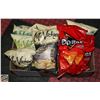 Image 1 : FLAT OF CHIPS ASSORTED VARIOUS BB DATES