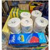 Image 1 : LARGE FLAT OF ASSORTED TOILET PAPER,