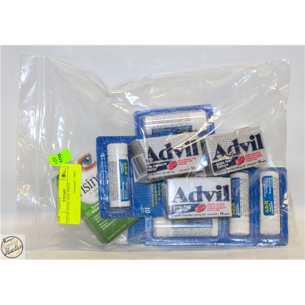LOT OF ADVIL AND VISINE