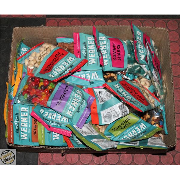 FLAT OF ASSORTED WERNER CANDY AND TAFFY