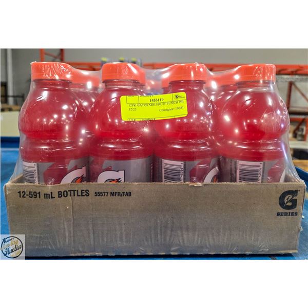 12PK GATORADE FRUIT PUNCH BB 12/25